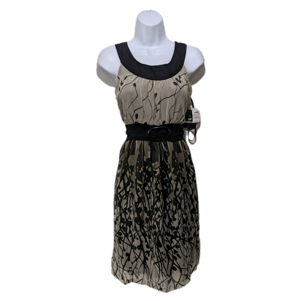 NWT Jonathan Martin Corset Coquette Fit Flare Dress 12 Forest Whimsical 90s Y2K